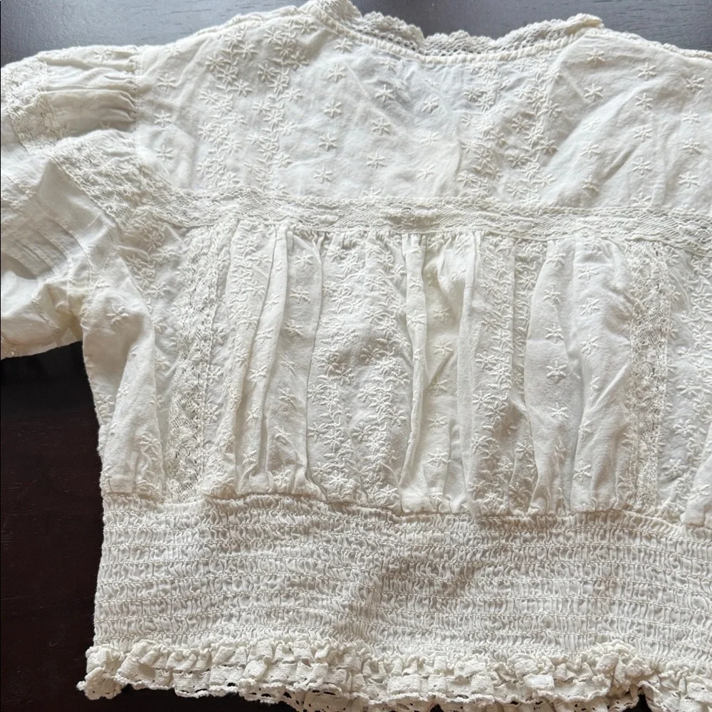 Urban Outfitters Ivory Textured Top - Picture 7 of 9